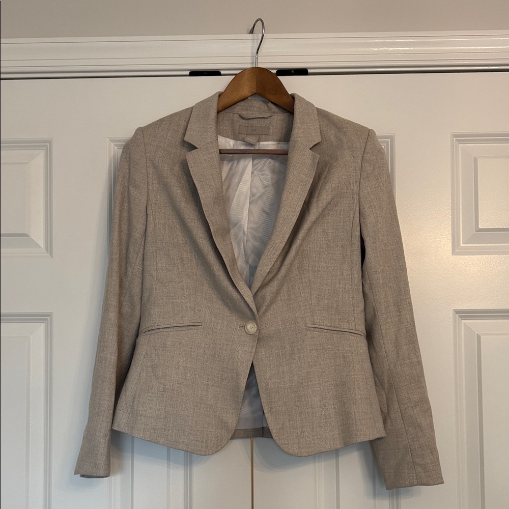 H&M Light Tan Textured Fabric